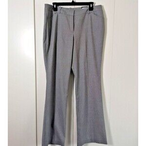 NEW Worthington Size 12 Black Cream Geo Modern Fit Wide Leg Women's Dress Pants